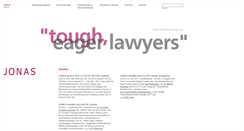 Desktop Screenshot of jonas-lawyers.com